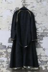 MUTEDANCE long coat with tie belt MD23FW62 gray PM99